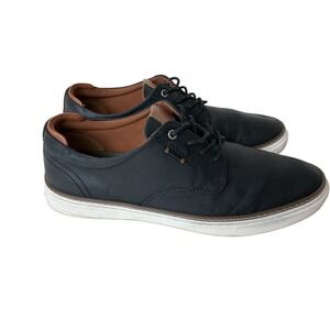 Crown Vintage Mens CR-THOREN Black Leather Lace Up Oxford Dress Shoes - Size 11M